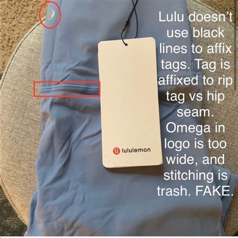 how to spot a fake lululemon bag|is lululemon athletica real.